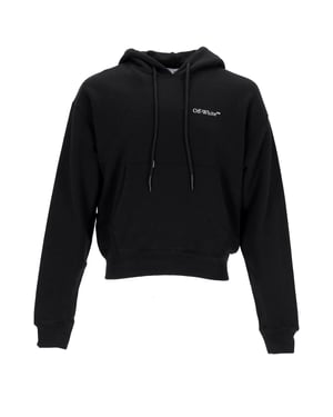 Off-White Caravaggio zwarte Crowning print hoodie