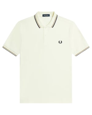 Fred Perry M3600 Twin Tipped Polo Shirt Ecru