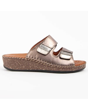 Purapiel Wedge Sandal Leida2 Brons