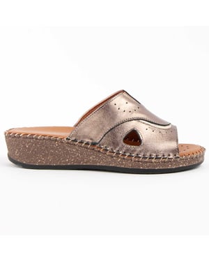 Purapiel Wedge Sandal Leida3 Brons