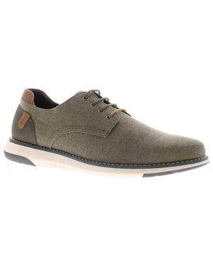 Hush Puppies Herr Snörskor Bruce Canvas Grön