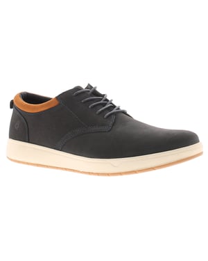 Hush Puppies Heren Veterschoenen Bowen Nubuck Leer Marineblauw