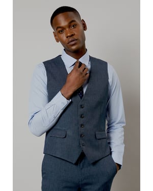 Navy Marl Waistcoat