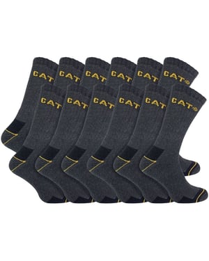 12 Pack Unisex Zware Werk Sokken voor Stalen Neus Laarzen