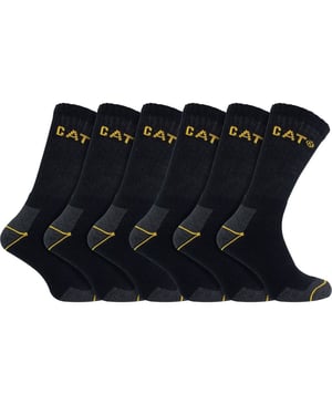 6-Pack Unisex Zware Werk Sokken voor Stalen Neus Bottinen