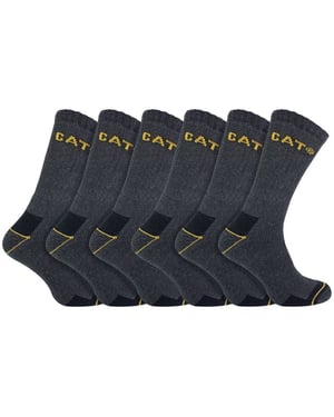 6 Pack Unisex Zware Werk Sokken voor Stalen Neuzen Boots