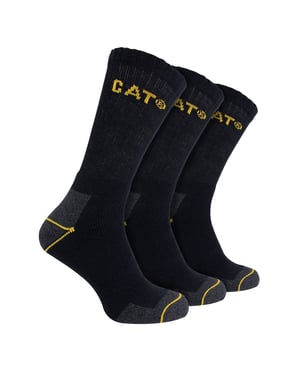 Mens 3 Pack Real Work Cotton Socks
