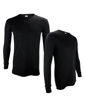 2 Pack Kids Thermal Top with Long Sleeve | Warm Base Layer Underwear Top