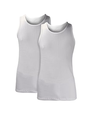 2 Pack Mens Sleeveless Thermal Top for Winter