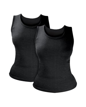 2-Pack Dames Thermo Mouwloos T-shirt voor de Winter