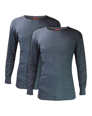 2-Pack Heren Lange Mouwen Thermo Shirt voor de Winter