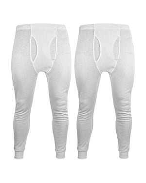 2 Pack Mens Thermal Long Johns | Winter Base Layer Thermal Underwear
