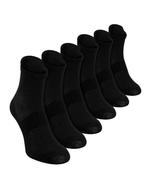 6-pack Yoga Pilates halkfria strumpor för herrar | Andningsaktiva, dämpade gymsockor
