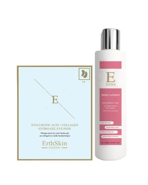 Hyaluronsyra + Kollagen Body Lotion 250ml + Hyaluronsyra + Kollagen Hydrogel Eye Pads 5 X 2