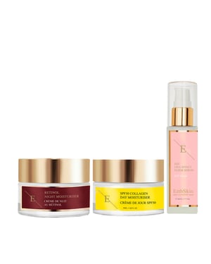 SPF 50 Kollagen Dagkräm 50ml + Retinol Nattfuktkräm 50ml + EGF CELL EFFECT SERUM 60ML
