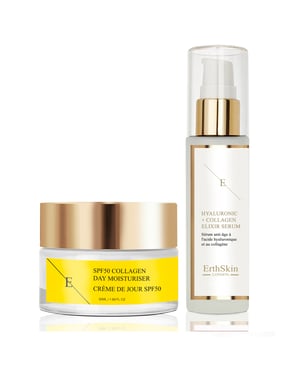 SPF50 KOLLAGEN DAGKRÄM 50ML + Hyaluronsyra & Kollagen Serum - 60ml