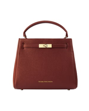 VICTORIA HYDE Victoria III handbag in red-brown