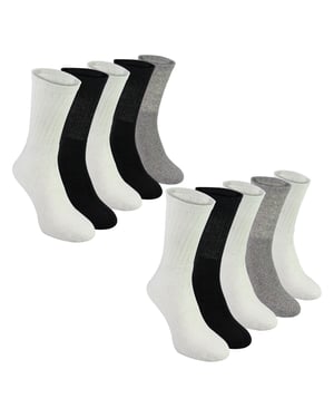 Mens 10 Pack Multipack Sport Socks | Breathable Cotton Running Socks