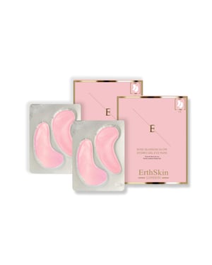 2x Rose Blossom Glow Hydro-Gel Eye Pads 5 X 2