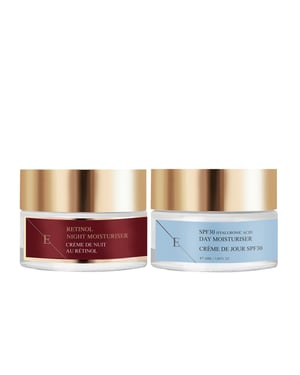 Retinol Night Moisturiser 50ml + SPF 30 Hyaluronic Acid Day Cream 50ml