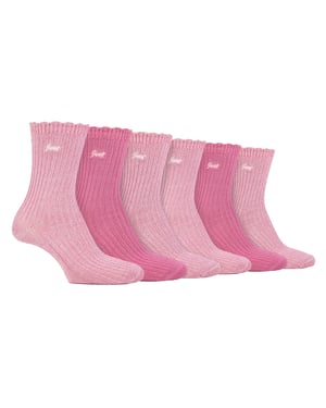 Dames 6-Pack Bamboe Lange Sokken | Schattige Golfrand Sokken