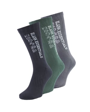3 Pairs Mens Cotton Sport Crew Socks