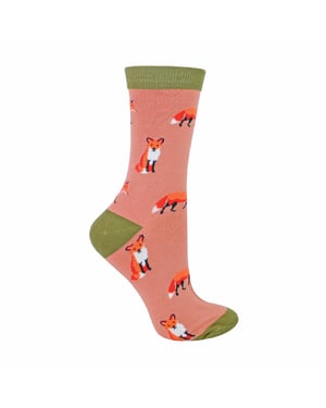 1 Pack Ladies Novelty Animal Patterned Bamboo Socks