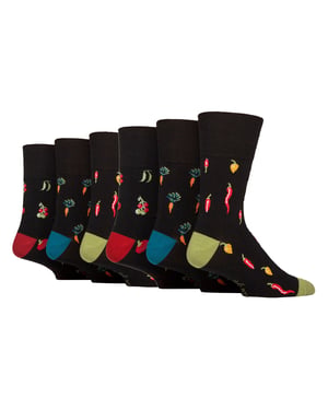 6 Pairs Soft Top Non Elastic Diabetic Socks For Men