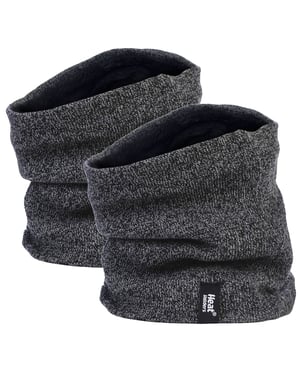 2-pack värmande vinterhalsvärmare för herrar