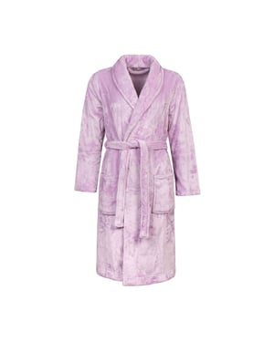 Ladies Mjuk fleece varm badrock påklädningsdräkt för vintern