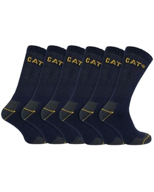 6-Pack Unisex Zware Werk Sokken voor Stalen Neus Botten
