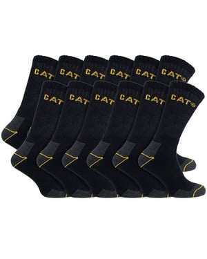 12 Pack Unisex Zware Werk Sokken voor Stalen Neus Laarzen