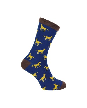 1 Pack Mens Novelty Animal Pattern Bamboo Socks