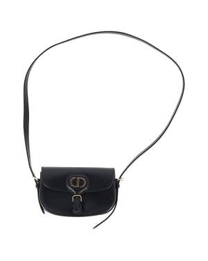 Dior New Dior Bobby Mini Bag in Black Calfskin Leather