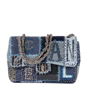 Ltd. Ed. Patchwork Classic Jumbo Flap 30 Shoulder Bag