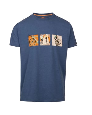Trespass Heren Kooten T-Shirt (Indigo Toon Marl)