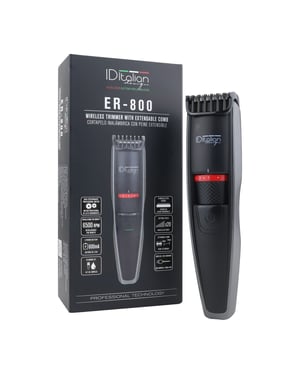 ER-800, DRAADLOZE TONDEUSE MET UITSCHUIFBARE KAM