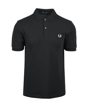 Fred Perry Plain Polo Shirt Night Green/Snow White