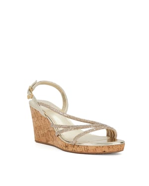 Dune Ladies Kemory - Diamante Wedge Heel Sandals