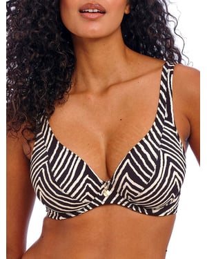Fiji Falls High Apex Bikini Top