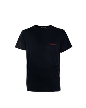 Heren-T-shirt met ronde hals en logo