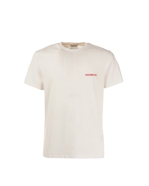 Heren-T-shirt met ronde hals en logo