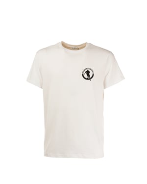 Heren-T-shirt met ronde hals en logo