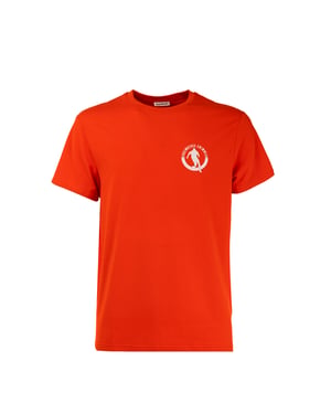 Heren-T-shirt met ronde hals en logo