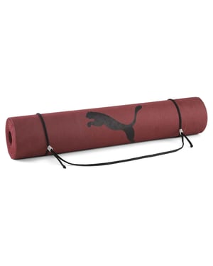 Puma Logo Burgundy Yoga Mat