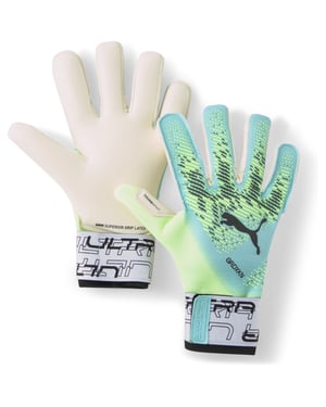 Puma Ultra Grip 1 Hybrid Mens Green Goalkeeper Gloves