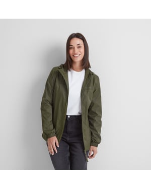 Craven Womens Waterproof Packaway Jacket - Khaki