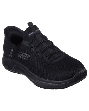 108144EC/BBK SUMMITS SR-ENSLEE Womens Slip-Resistant Trainers Black
