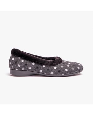 Lotus GERI Womens Slippers Black