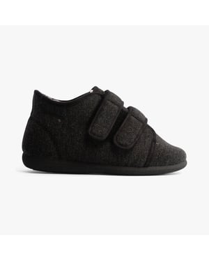 Padders BRIAN Mens Slippers Charcoal